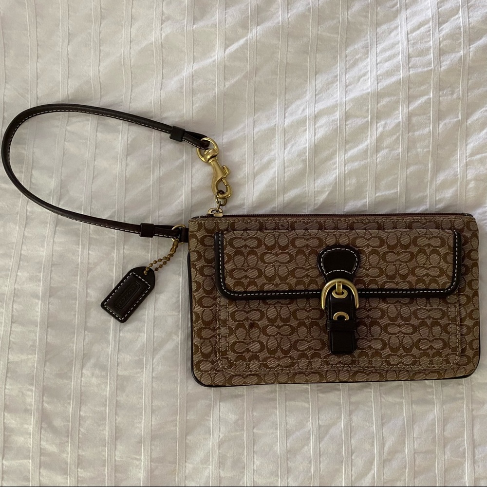 Vintage Coach Wristlet/Clutch
